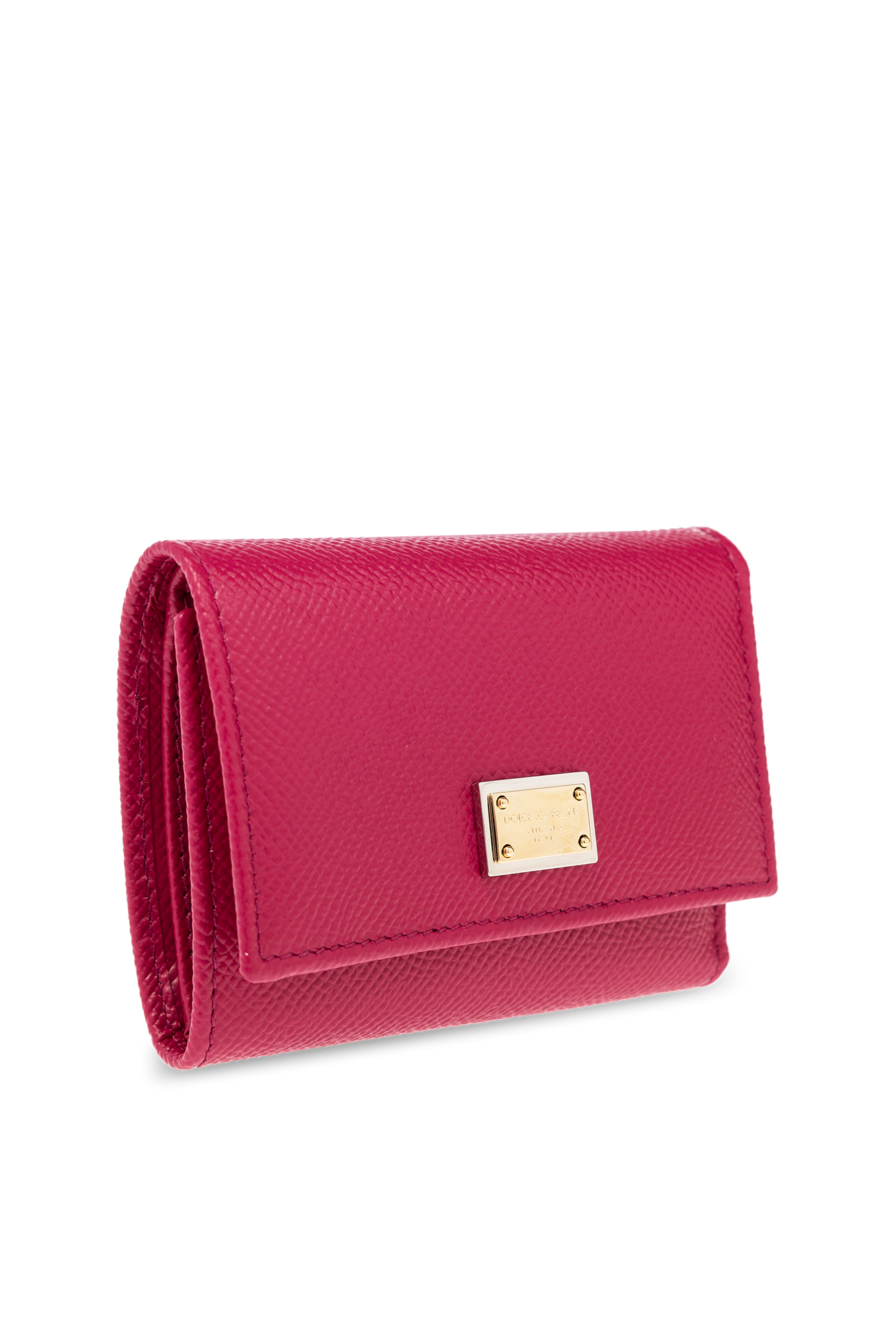 SchaferandweinerShops TW - dolce gabbana floral cotton maxi skirt - Pink  Wallet with logo Dolce u0026 Gabbana